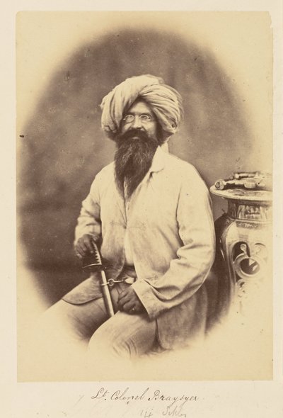 Oberstleutnant Brasyer, 14. Sikhs von Felice Beato