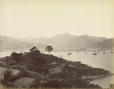 Nagasaki, Blick von den gegenüberliegenden Hügeln von Felice Beato