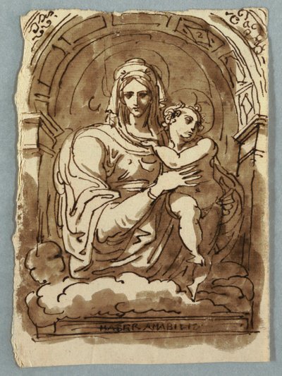 Madonna und Kind von Felice Giani