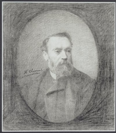 Selbstporträt von Felix Auguste Clement