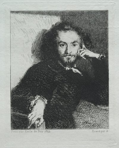 Baudelaire, nach Emil de Roy, 1869 von Felix Bracquemond