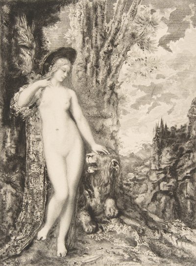 Le Lion amoureux von Felix Bracquemond