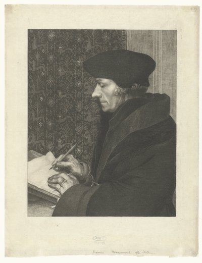 Porträt von Desiderius Erasmus von Felix Bracquemond