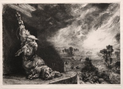 Der große Hase, 1891, gedruckt 1894 von Felix Bracquemond