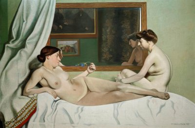 Die Ruhe der Modelle von Felix Edouard Vallotton