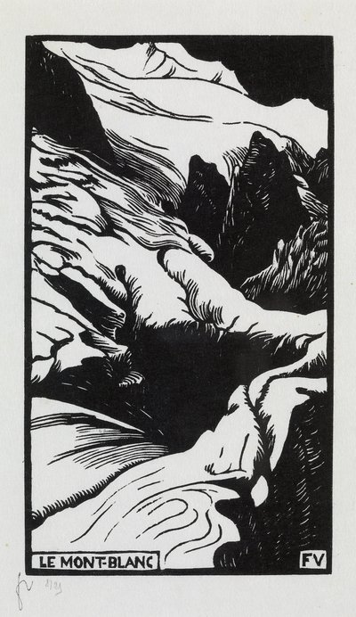 Mont-Blanc, 1892 von Felix Edouard Vallotton