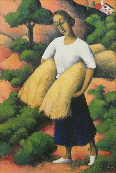 Bauernernte von Felix Elie Tobeen