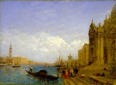 Venezianische Szene von Felix Francois Georges Philibert Ziem