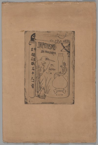Umschlag zu Japonisme von Felix Hilaire Buhot