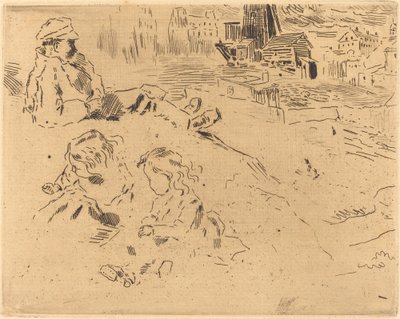 Skizzen von Kindern von Felix Hilaire Buhot