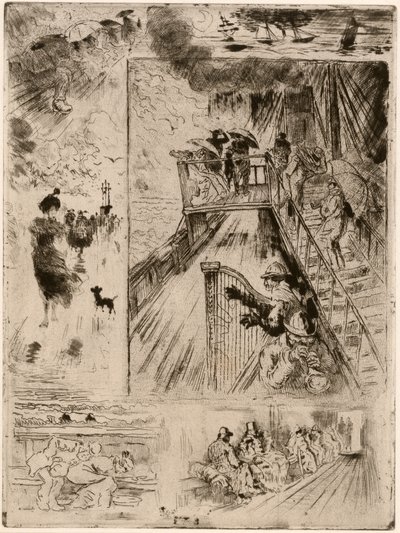 La Traversée von Felix Hilaire Buhot