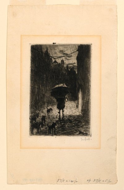Regentag von Felix Hilaire Buhot