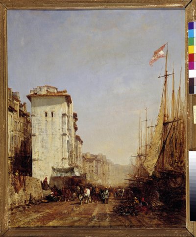 Hafen von Marseille von Félix Ziem