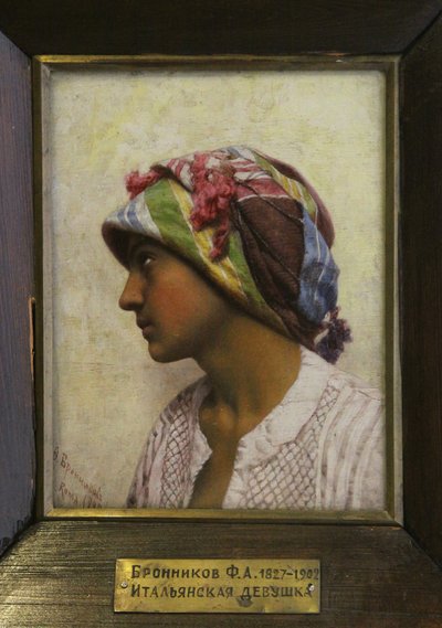 Das italienische Mädchen, 1880 von Feodor Andreyevich Bronnikov