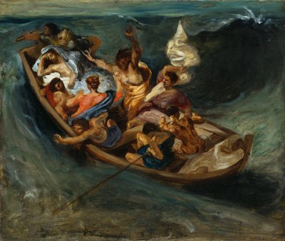 Christus auf dem See Genezareth von Ferdinand Victor Eugene Delacroix
