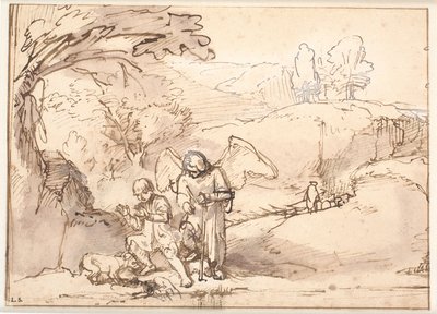 Tobias und der Fisch von Ferdinand Bol