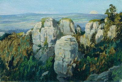 Prachauer Felsen von Ferdinand Engelmuller