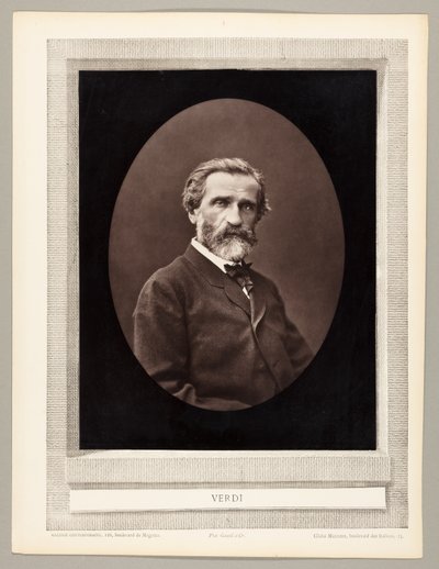 Giuseppe Verdi (italienischer Komponist, 1813-1901) von Ferdinand J. Mulnier