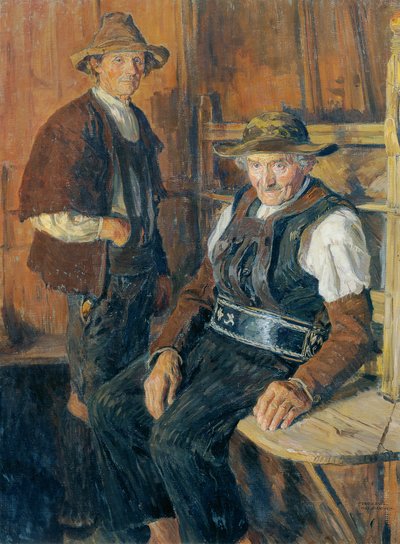 Sarntheiner Bauern von Ferdinand Kruis