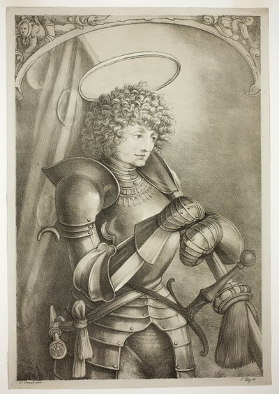Sankt Georg in Rüstung von Ferdinand Piloty