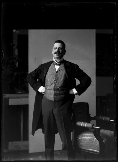 Bild von Karl Wittgenstein (1847-1913) von Ferdinand Schmutzer