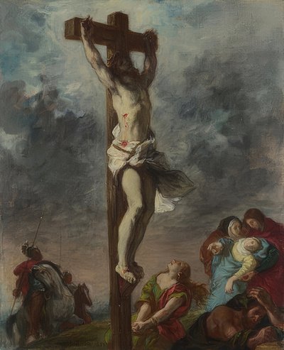 Die Kreuzigung von Ferdinand Victor Eugene Delacroix