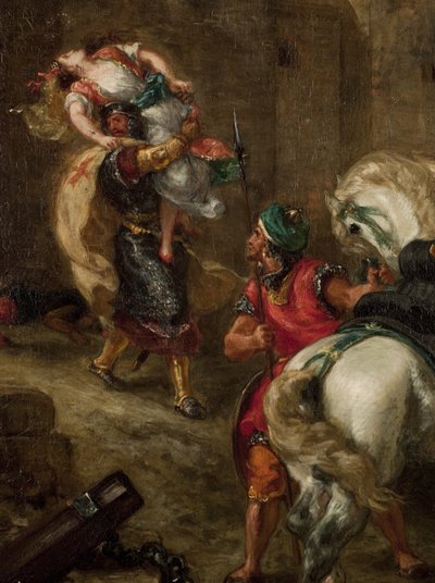 Die Entführung von Rebecca von Ferdinand Victor Eugene Delacroix