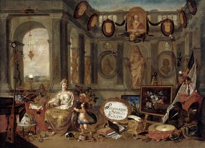 Allegorie Europas, 1689 von Ferdinand van Kessel