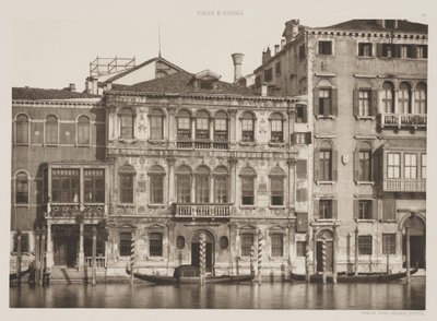 Grimani-Palast, Canal Grande, 1891 von Ferdinando Ongania