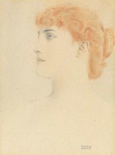Eine Pariserin, 1916 von Fernand Khnopff