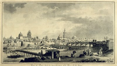 Italienisch-spanischer Navigator und Entdecker (Stich) von Fernando Brambila