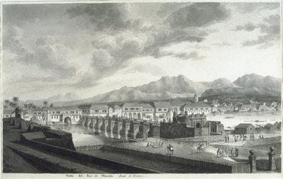 Ansicht von Fort Santiago in Manila von Fernando Brambila