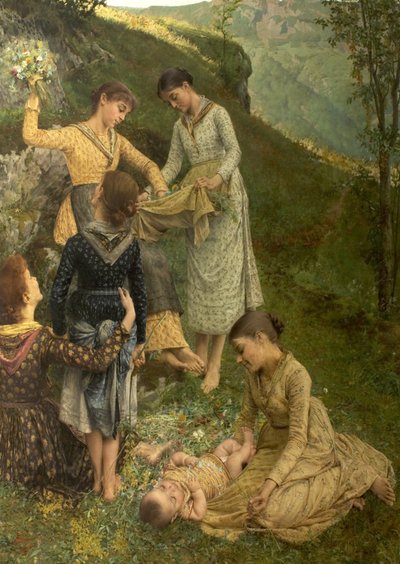 Die Blumen von Capri, ca. 1887 von Filadelfo Simi