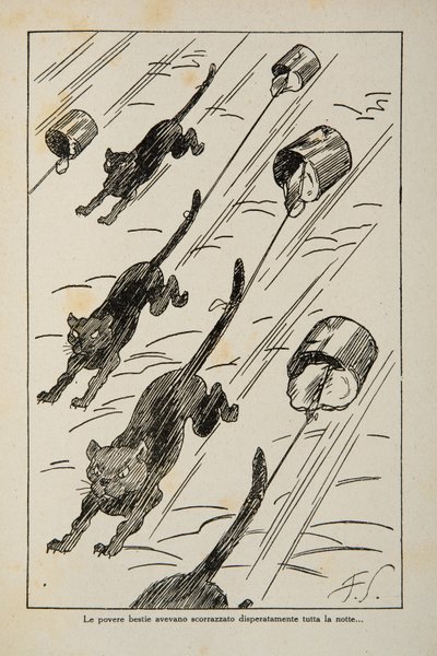 Illustration aus einem Kinderbuch von Filiberto Scarpelli