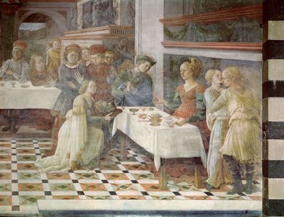 Das Fest des Herodes, 1452-64 von Filippino Lippi