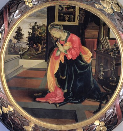 Verkündigung der Jungfrau, 1483 von Filippino Lippi
