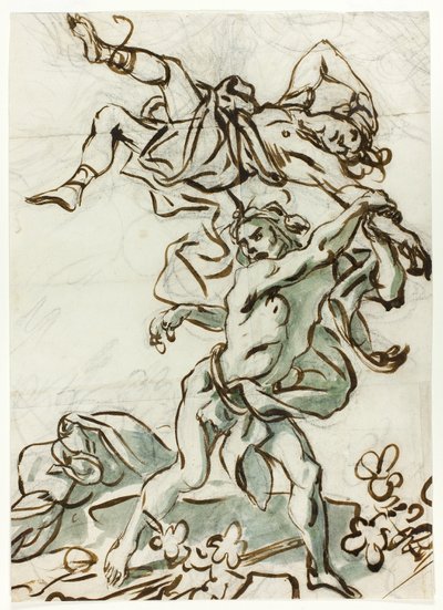 Herkules und Lichas von Filippo Falciatore