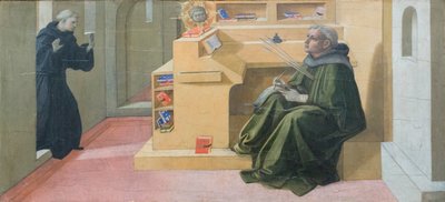 Die Vision des Heiligen Augustinus von der Dreifaltigkeit von Filippo Lippi