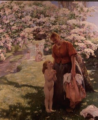 Frühling von Firmin Baes