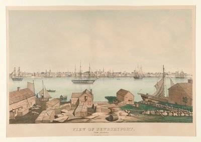 Ansicht von Newburyport (von Salisbury) von Fitz Henry Lane