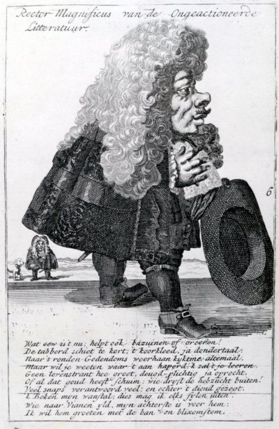 Rektor Magnificus, 1668 von Flemish School