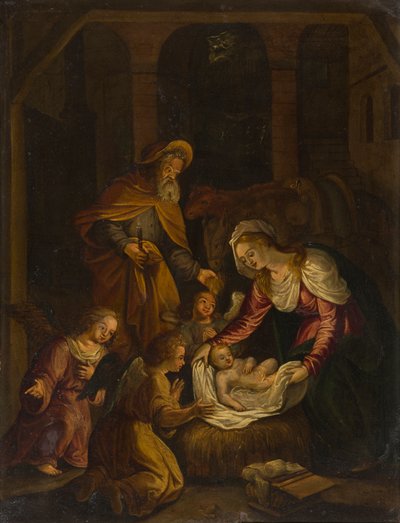 Die Geburt Christi, c.1601-99 von Flemish School