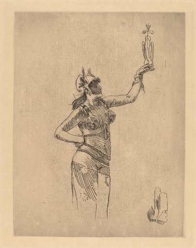 Der Falkner von Félicien Rops