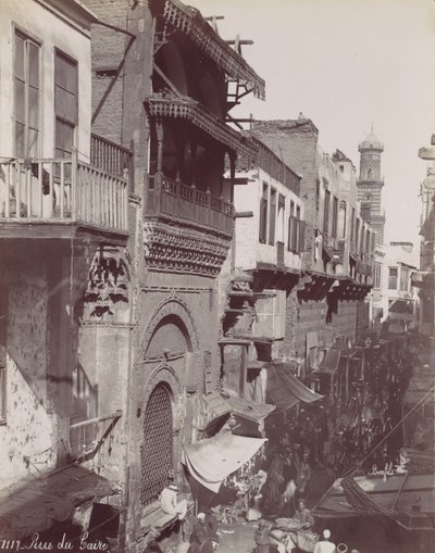 Rue du Caire, 1870er Jahre von Félix Bonfils