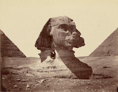 Sphinx und Pyramiden von Félix Bonfils