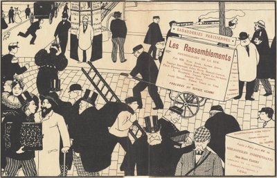 Buchumschlag für "Les Rassemblements" von Félix Vallotton