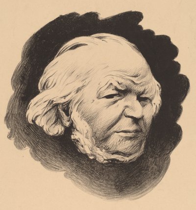 Henri Daumier (Honoré Daumier) von Félix Vallotton