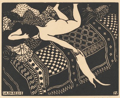 Faulheit, 1896 von Félix Vallotton