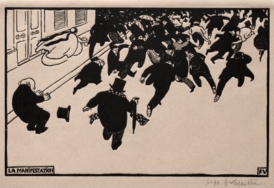 Der Protest von Félix Vallotton