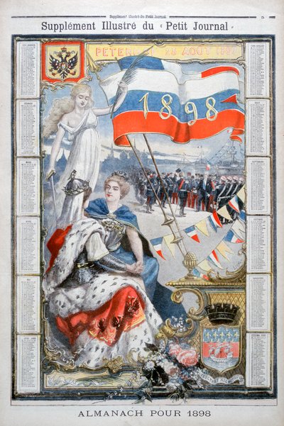 Kalender für 1898 von Fortuné Méaulle